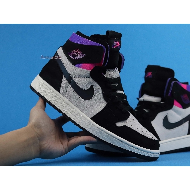 Paris Saint-Germain x Air Jordan 1 High Zoom Comfort Paris DB3610-105 White/Black/Psychic Purple/Hyper Pink Mens Womens Shoes