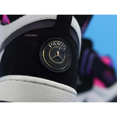 Paris Saint-Germain x Air Jordan 1 High Zoom Comfort Paris DB3610-105 White/Black/Psychic Purple/Hyper Pink Mens Womens Shoes