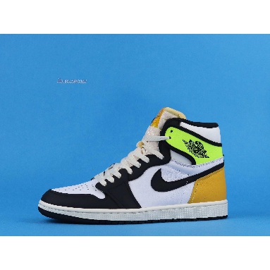 Air Jordan 1 Retro High OG Volt Gold 555088-118 White/Volt/University Gold/Black Sneakers