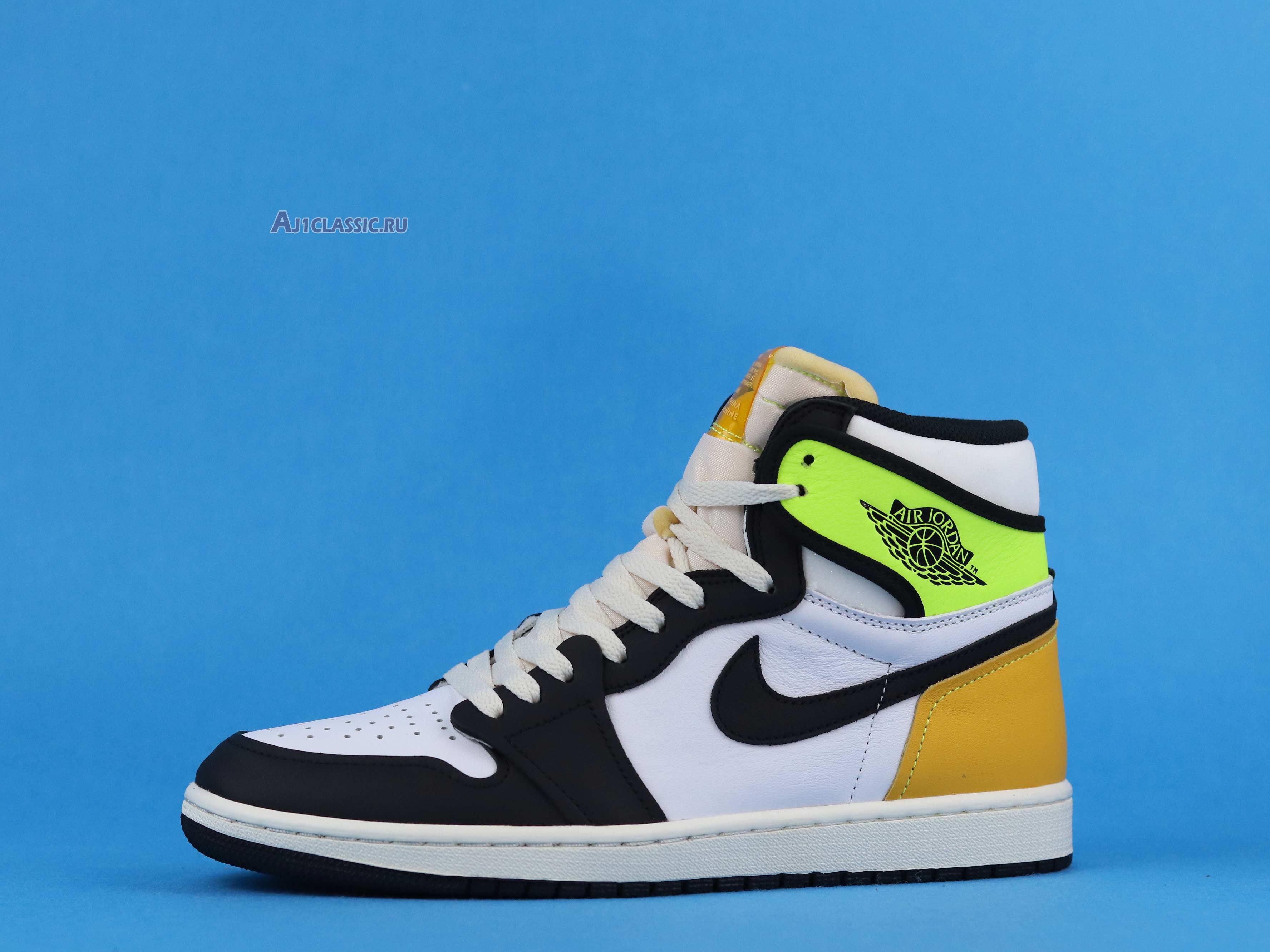 New Air Jordan 1 Retro High OG "Volt Gold" 555088-118 Shoes