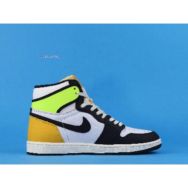 Air Jordan 1 Retro High OG Volt Gold 555088-118 White/Volt/University Gold/Black Sneakers