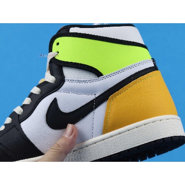 Air Jordan 1 Retro High OG Volt Gold 555088-118 White/Volt/University Gold/Black Sneakers