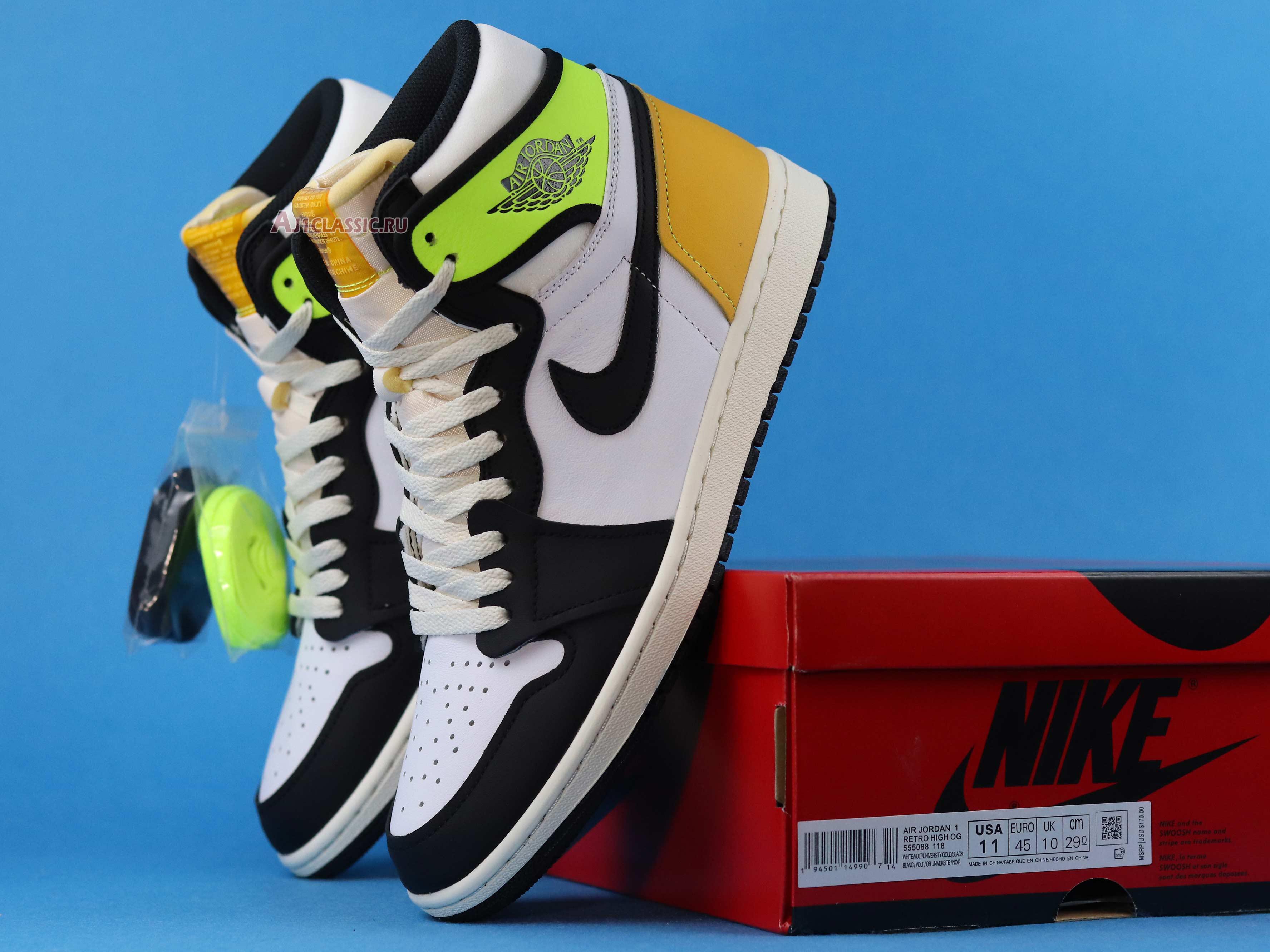 Air Jordan 1 Retro High OG "Volt Gold" 555088-118