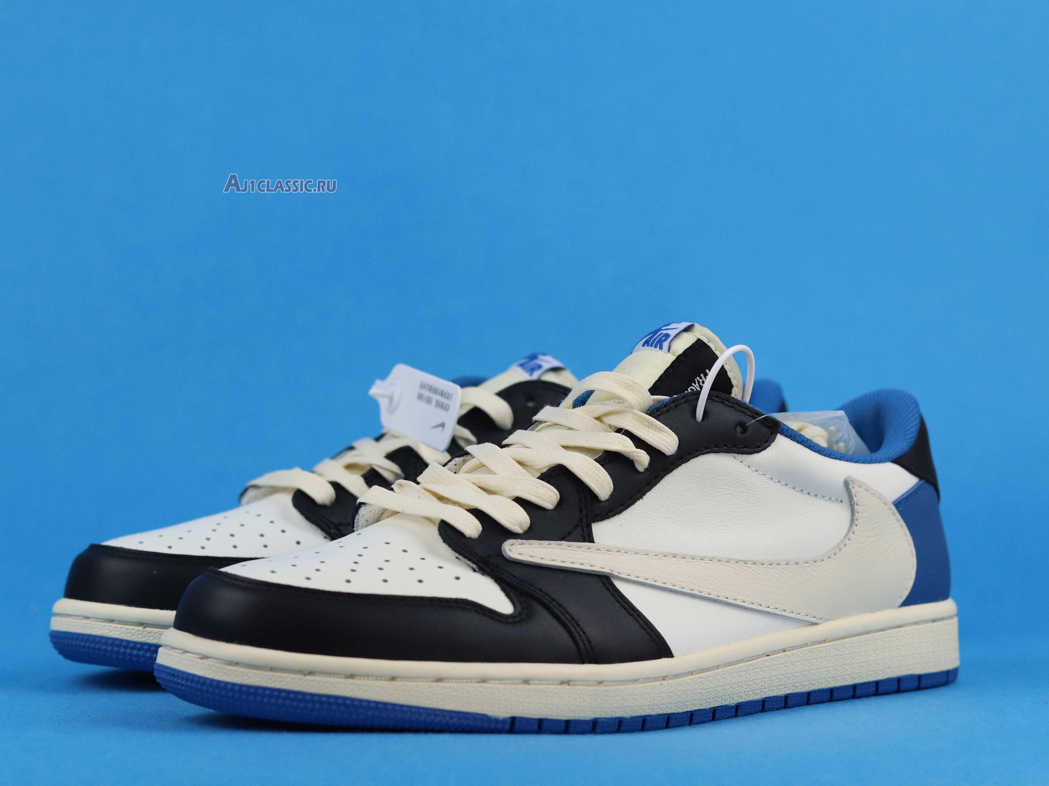 New Travis Scott x fragment x Air Jordan 1 Low OG "Military Blue" CQ3227-105 Shoes