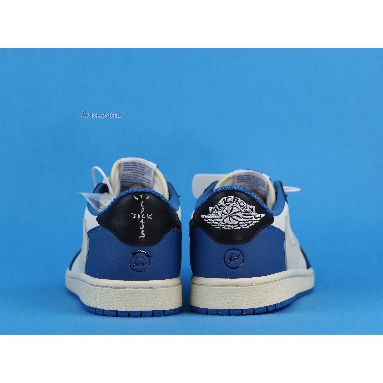 Travis Scott x fragment x Air Jordan 1 Low OG Military Blue CQ3227-105 Sail/Black-Military Blue/White Sneakers