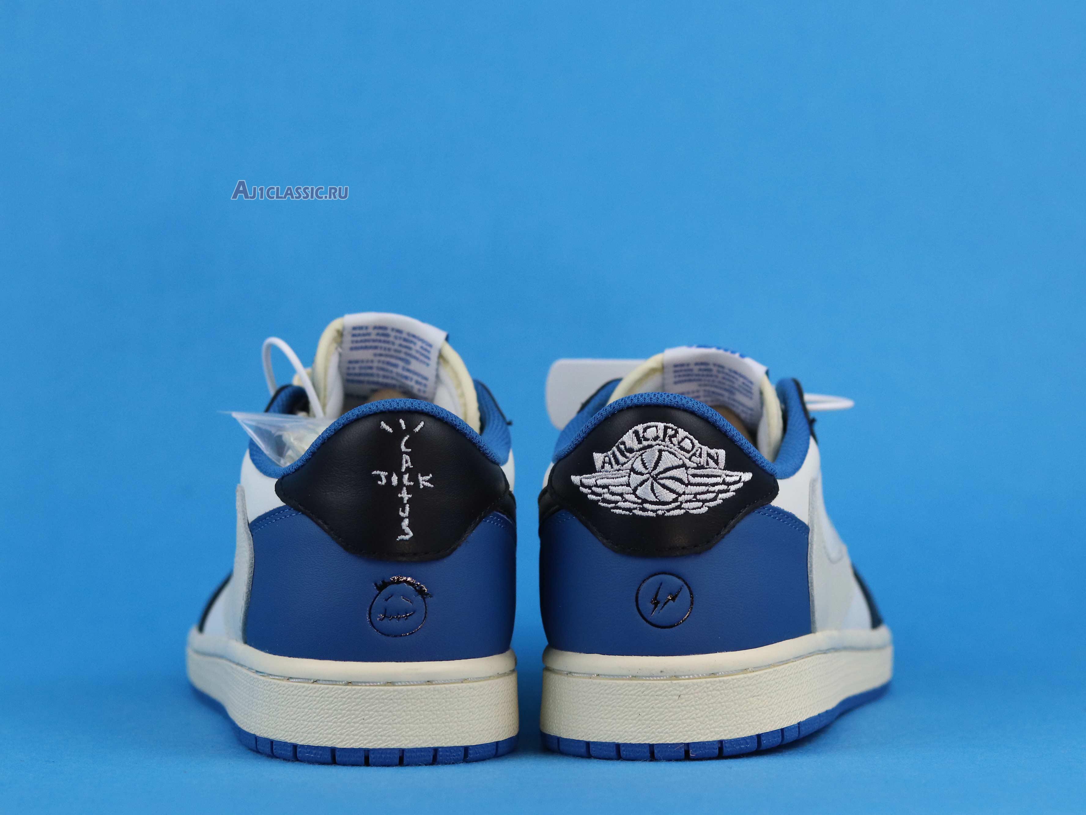 New Travis Scott x fragment x Air Jordan 1 Low OG "Military Blue" CQ3227-105 Shoes