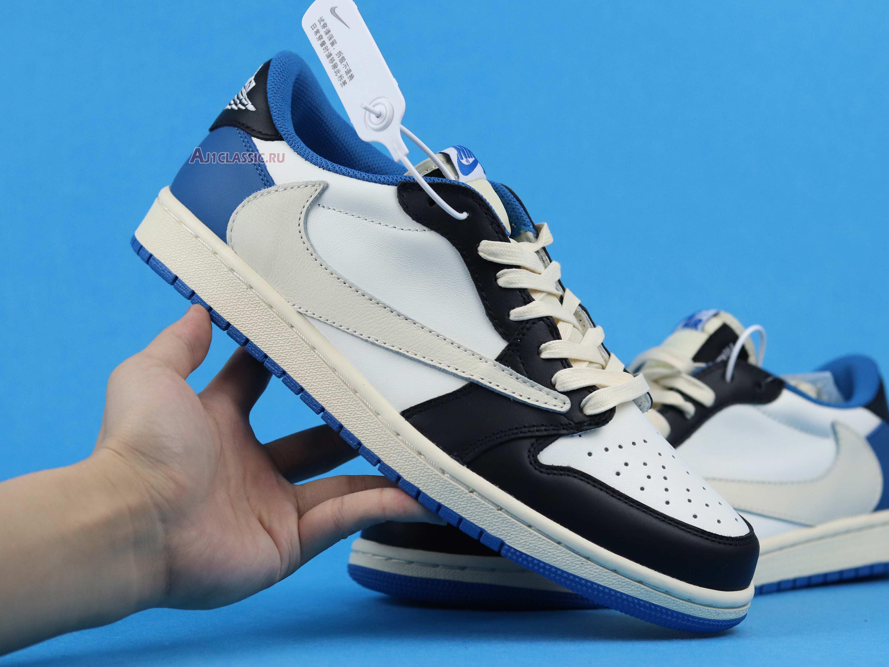 New Travis Scott x fragment x Air Jordan 1 Low OG "Military Blue" CQ3227-105 Shoes