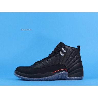 Air Jordan 12 Utility Grind DC1062-006 Black/Black/Bright Crimson/White Mens Womens Shoes