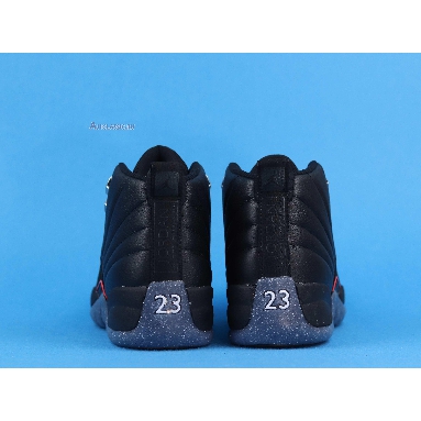 Air Jordan 12 Utility Grind DC1062-006 Black/Black/Bright Crimson/White Mens Womens Shoes