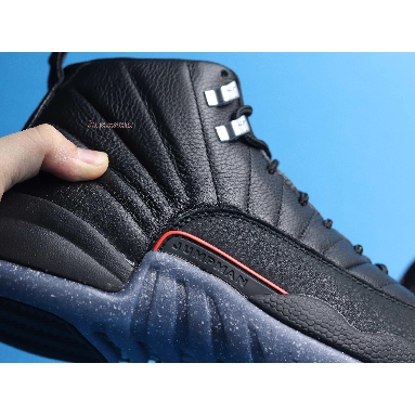 Air Jordan 12 Utility Grind DC1062-006 Black/Black/Bright Crimson/White Mens Womens Shoes