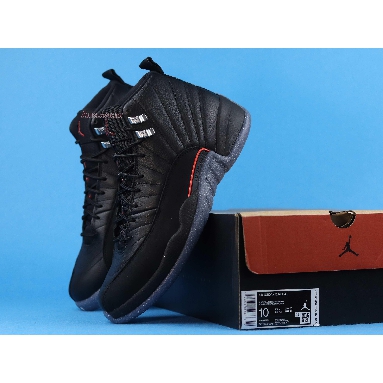 Air Jordan 12 Utility Grind DC1062-006 Black/Black/Bright Crimson/White Mens Womens Shoes