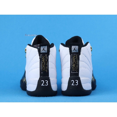 Air Jordan 12 Royalty CT8013-170 White/Black-Metallic Gold Sneakers