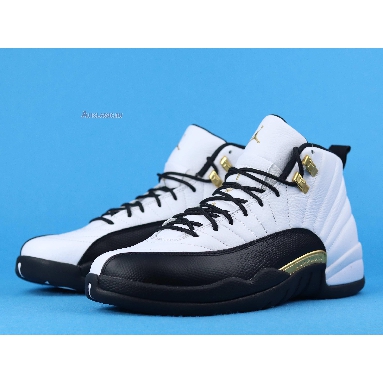 Air Jordan 12 Royalty CT8013-170 White/Black-Metallic Gold Sneakers