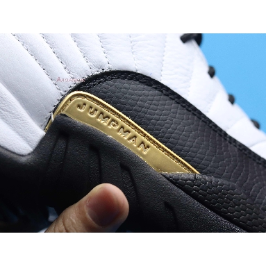 Air Jordan 12 Royalty CT8013-170 White/Black-Metallic Gold Sneakers