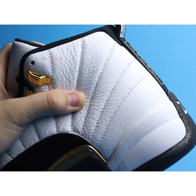 Air Jordan 12 Royalty CT8013-170 White/Black-Metallic Gold Sneakers