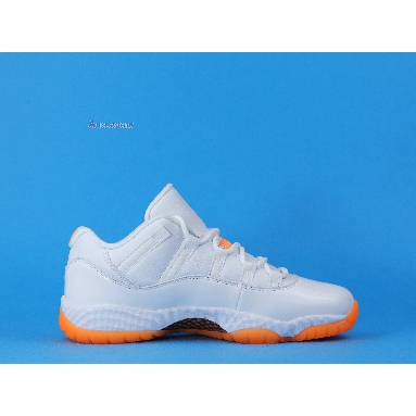 Wmns Air Jordan 11 Retro Low Bright Citrus AH7860-139 White/Bright Citrus Mens Womens Shoes