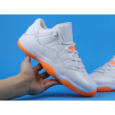 Wmns Air Jordan 11 Retro Low Bright Citrus AH7860-139 White/Bright Citrus Mens Womens Shoes