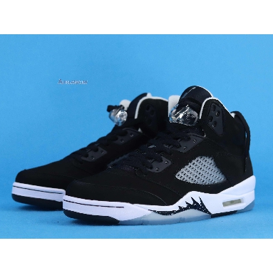 Air Jordan 5 Retro Oreo 2013 136027-035 Black/Cool Grey-White Sneakers