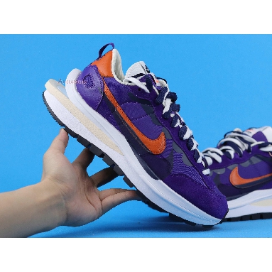 Sacai X Nike VaporWaffle Dark Iris DD1875-500 Dark Iris/Campfire Orange/White Mens Womens Shoes