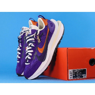 Sacai X Nike VaporWaffle Dark Iris DD1875-500 Dark Iris/Campfire Orange/White Mens Womens Shoes