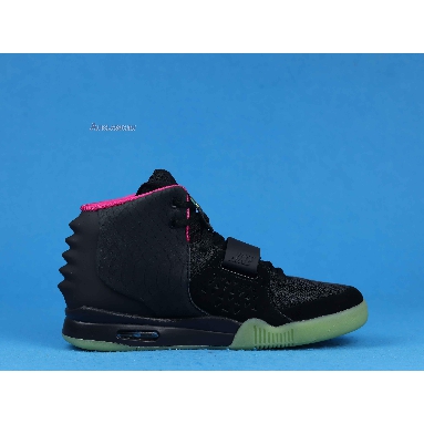 Nike Air Yeezy 2 NRG Solar Red 508214-006 Black/Black-Solar Red Mens Womens Shoes