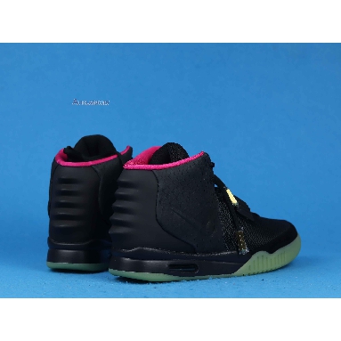 Nike Air Yeezy 2 NRG Solar Red 508214-006 Black/Black-Solar Red Mens Womens Shoes