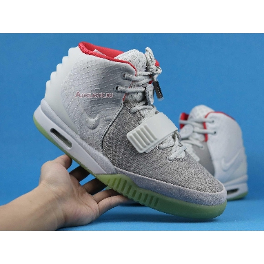 Nike Air Yeezy 2 NRG Pure Platinum 508214-010 Wolf Grey/Pure Platinum Mens Womens Shoes