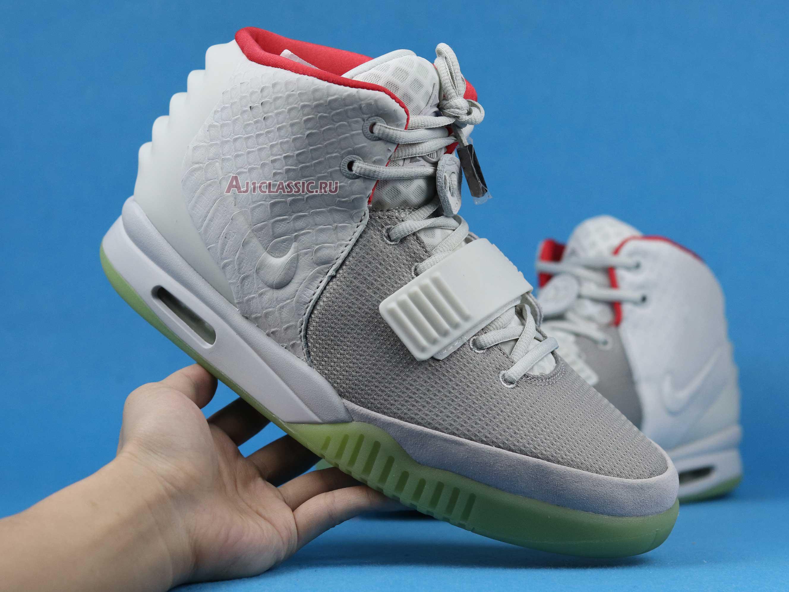 New Nike Air Yeezy 2 NRG "Pure Platinum" 508214-010 Shoes