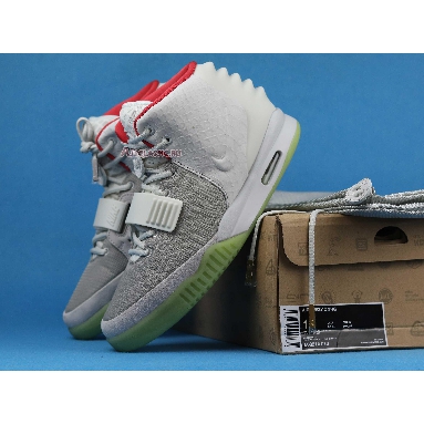 Nike Air Yeezy 2 NRG Pure Platinum 508214-010 Wolf Grey/Pure Platinum Mens Womens Shoes