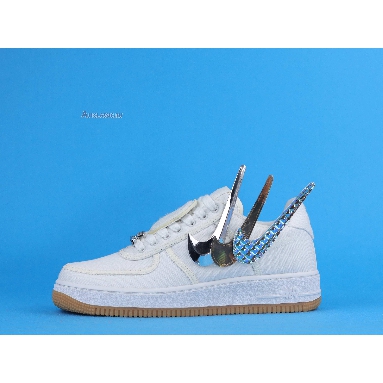 Travis Scott x Nike Air Force 1 Travis Scott AQ4211-100 White/White-White Mens Womens Shoes