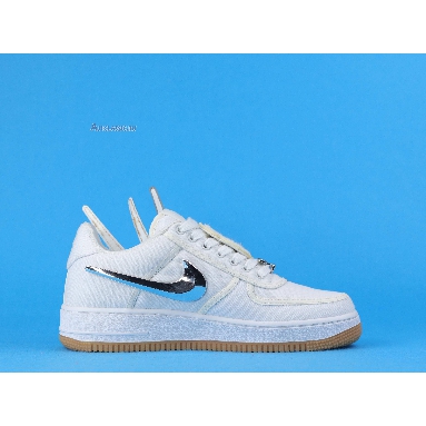 Travis Scott x Nike Air Force 1 Travis Scott AQ4211-100 White/White-White Mens Womens Shoes