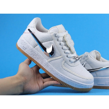 Travis Scott x Nike Air Force 1 Travis Scott AQ4211-100 White/White-White Mens Womens Shoes