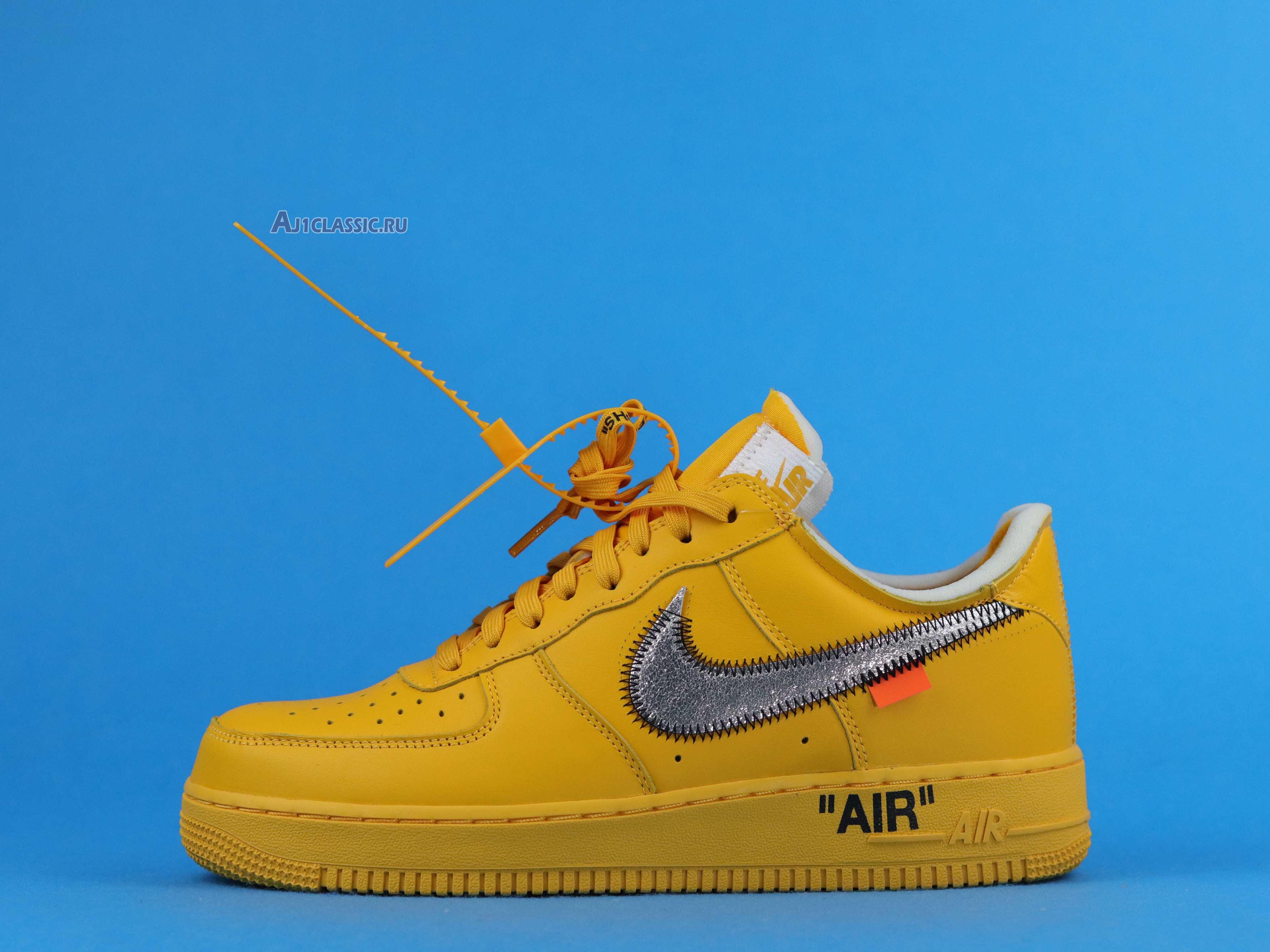 New Off-White x Nike Air Force 1 Low "Lemonade" DD1876-700 Shoes