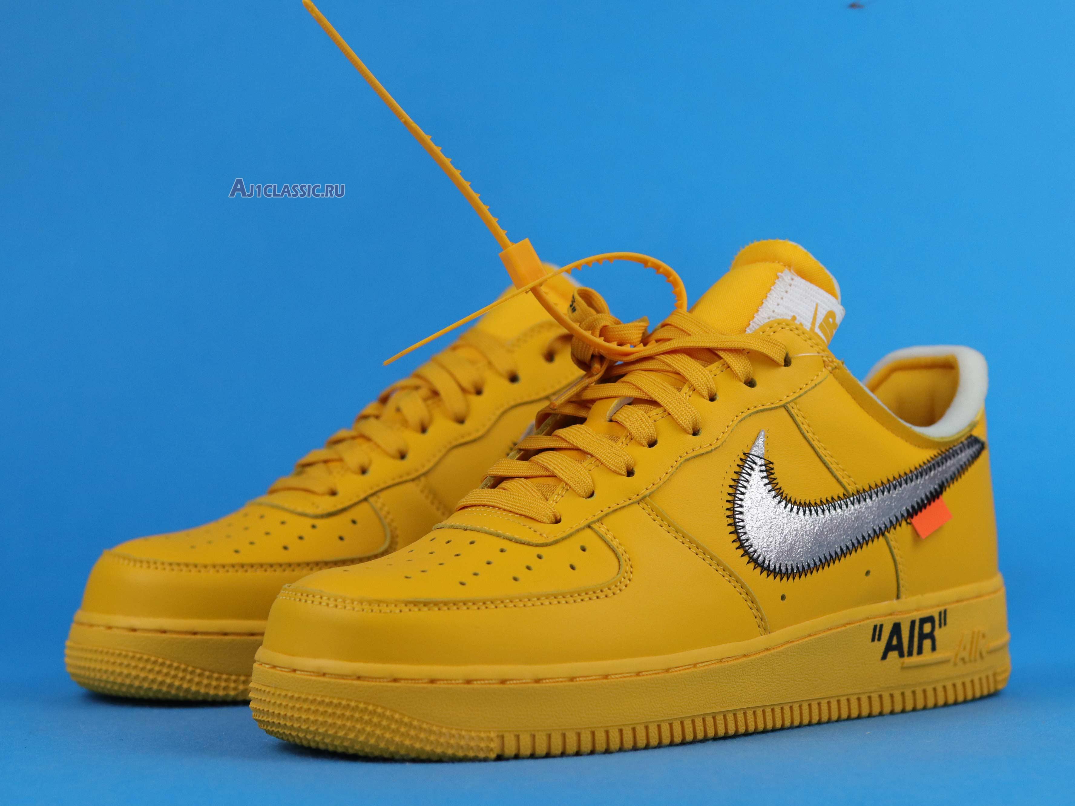 New Off-White x Nike Air Force 1 Low "Lemonade" DD1876-700 Shoes