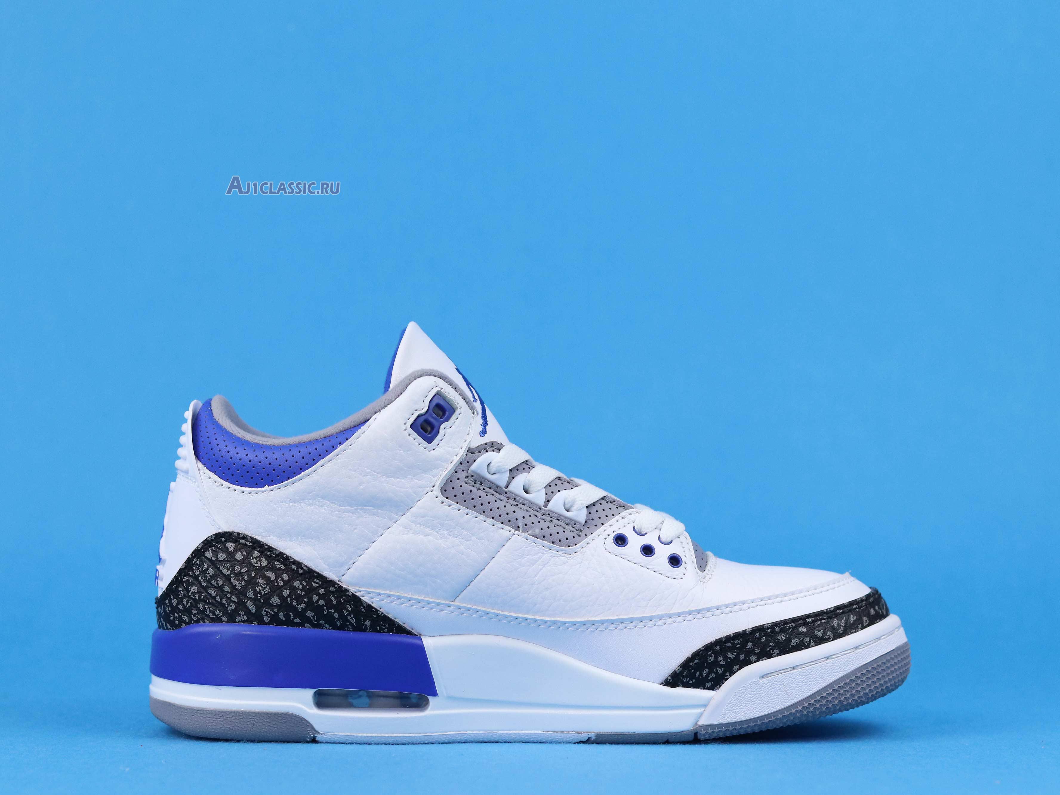 New Air Jordan 3 Retro "Racer Blue" CT8532-145 Shoes