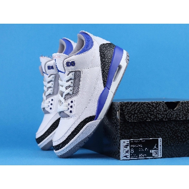 Air Jordan 3 Retro Racer Blue CT8532-145 White/Black/Cement Grey/Racer Blue Sneakers