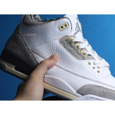 A Ma Maniere x Air Jordan 3 Retro SP Raised By Men DH3434-110 White/Medium Grey-Violet Ore-White Sneakers