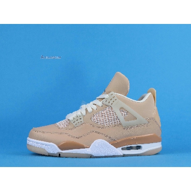 Air Jordan 4 Retro Shimmer DJ0675-200 Shimmer/Bronze Eclipse/Orange Quartz/Metallic Silver Mens Womens Shoes