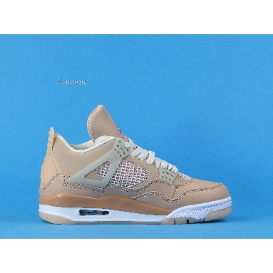 Air Jordan 4 Retro Shimmer DJ0675-200 Shimmer/Bronze Eclipse/Orange Quartz/Metallic Silver Mens Womens Shoes