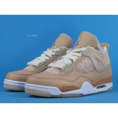 Air Jordan 4 Retro Shimmer DJ0675-200 Shimmer/Bronze Eclipse/Orange Quartz/Metallic Silver Mens Womens Shoes