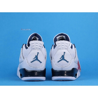 Air Jordan 4 Retro LS Legend Blue 314254-107 White/Legend Blue-Mdnght Navy Sneakers