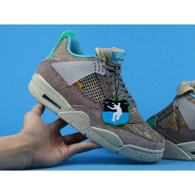 Union LA x Air Jordan 4 Retro Taupe Haze DJ5718-242 Taupe Haze/Blue Fury/Khaki/Roma Green Mens Womens Shoes