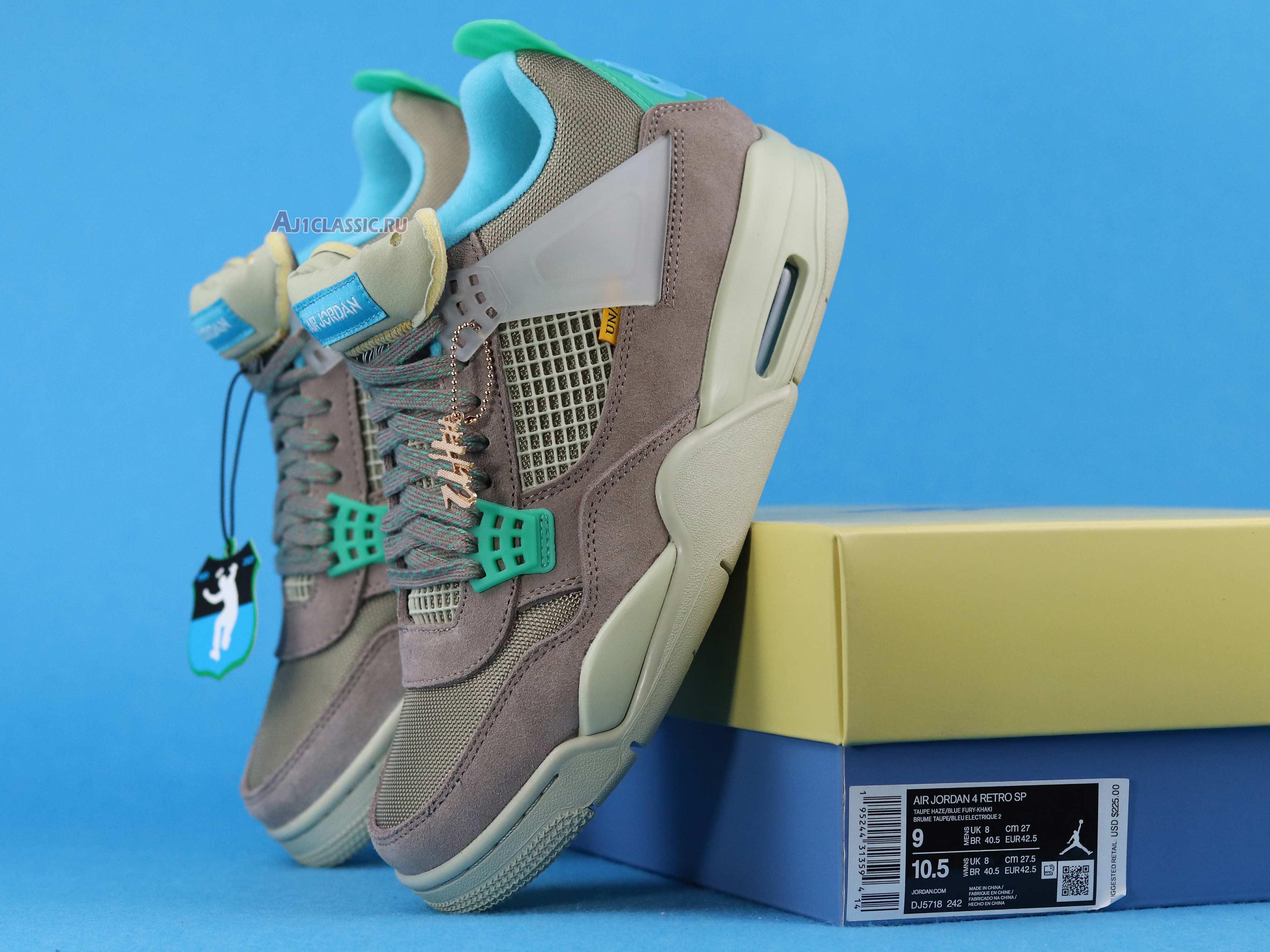 Union LA x Air Jordan 4 Retro "Taupe Haze" DJ5718-242