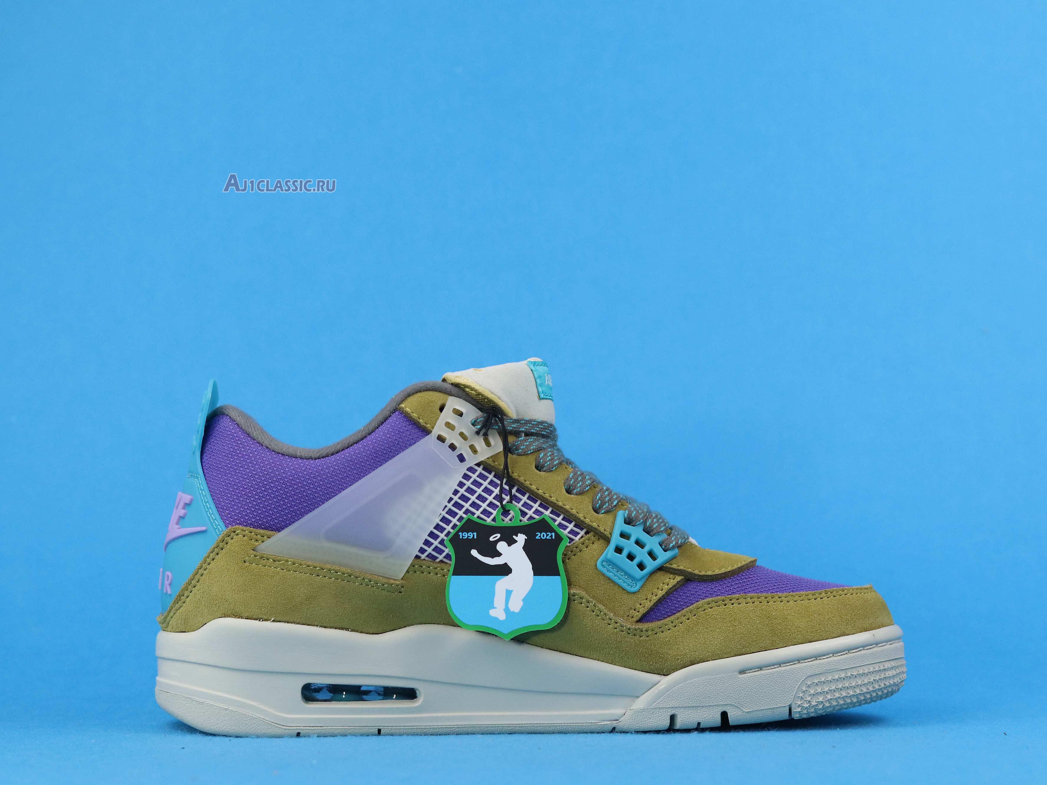 New Union LA x Air Jordan 4 Retro "Desert Moss" DJ5718-300 Shoes