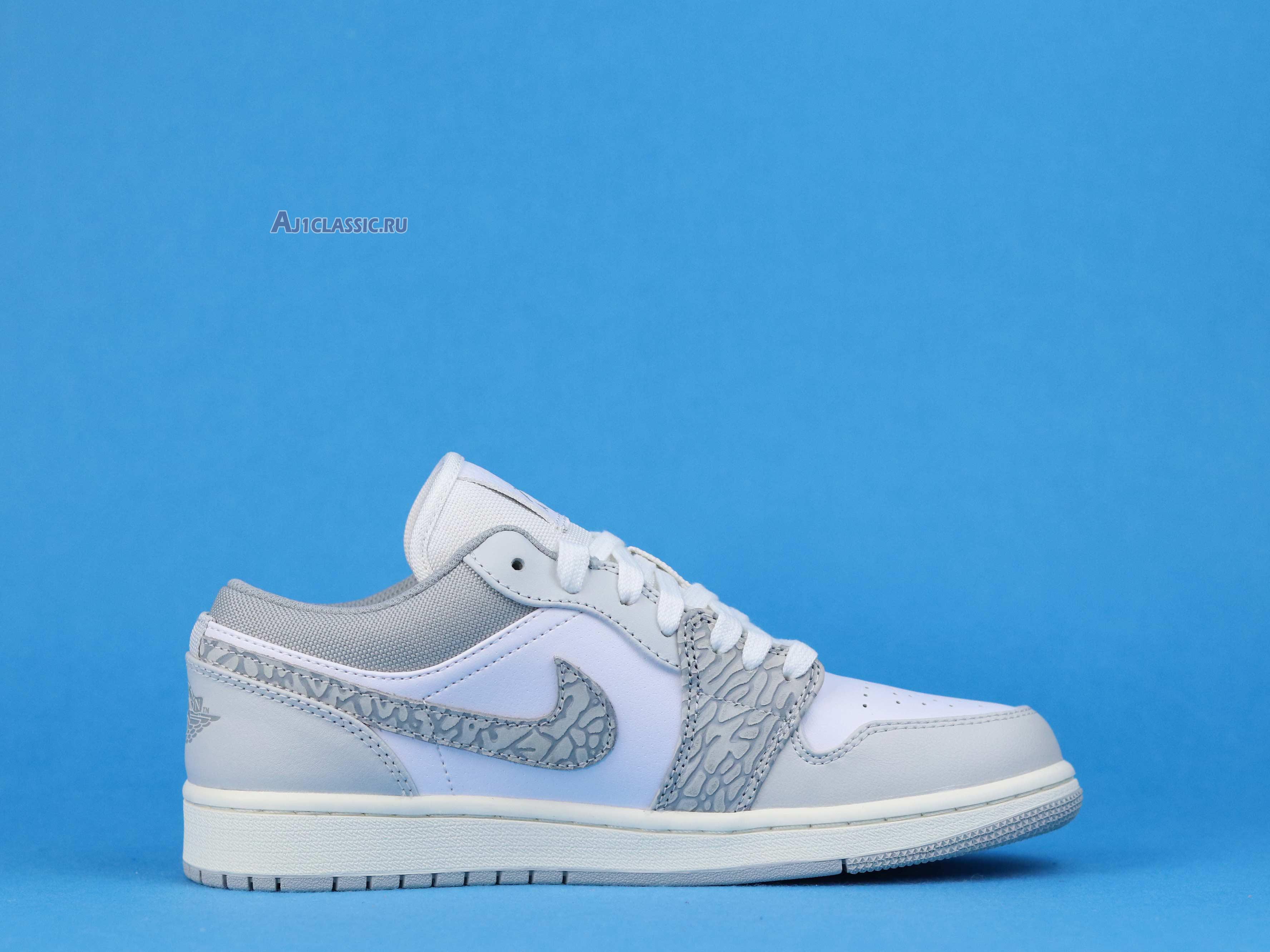 New Air Jordan 1 Low Premium "Elephant Print" DH4269-100 Shoes