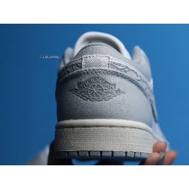 Air Jordan 1 Low Premium Elephant Print DH4269-100 White/Neutral Grey/Sail/Smoke Grey Sneakers