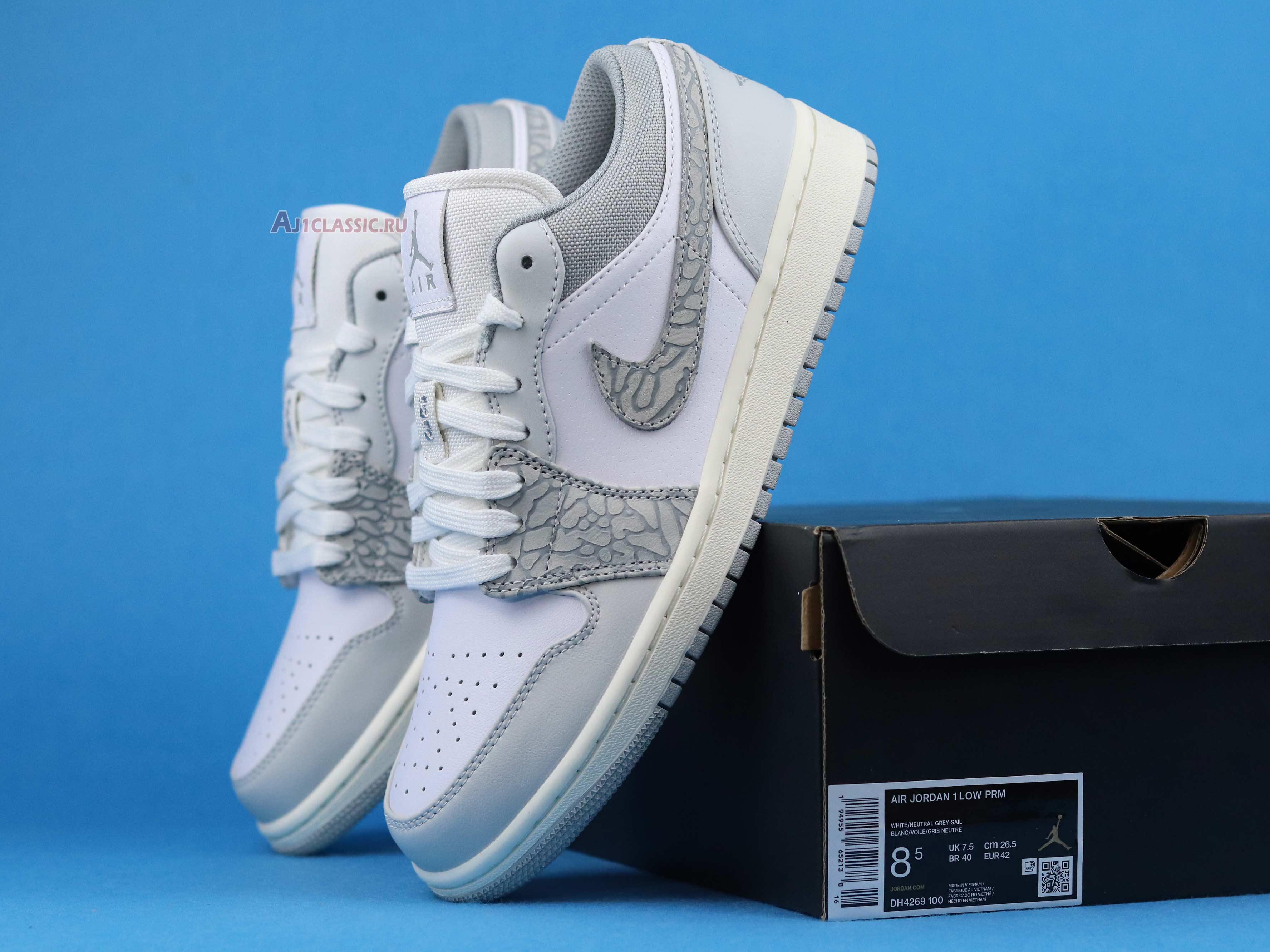 Air Jordan 1 Low Premium "Elephant Print" DH4269-100