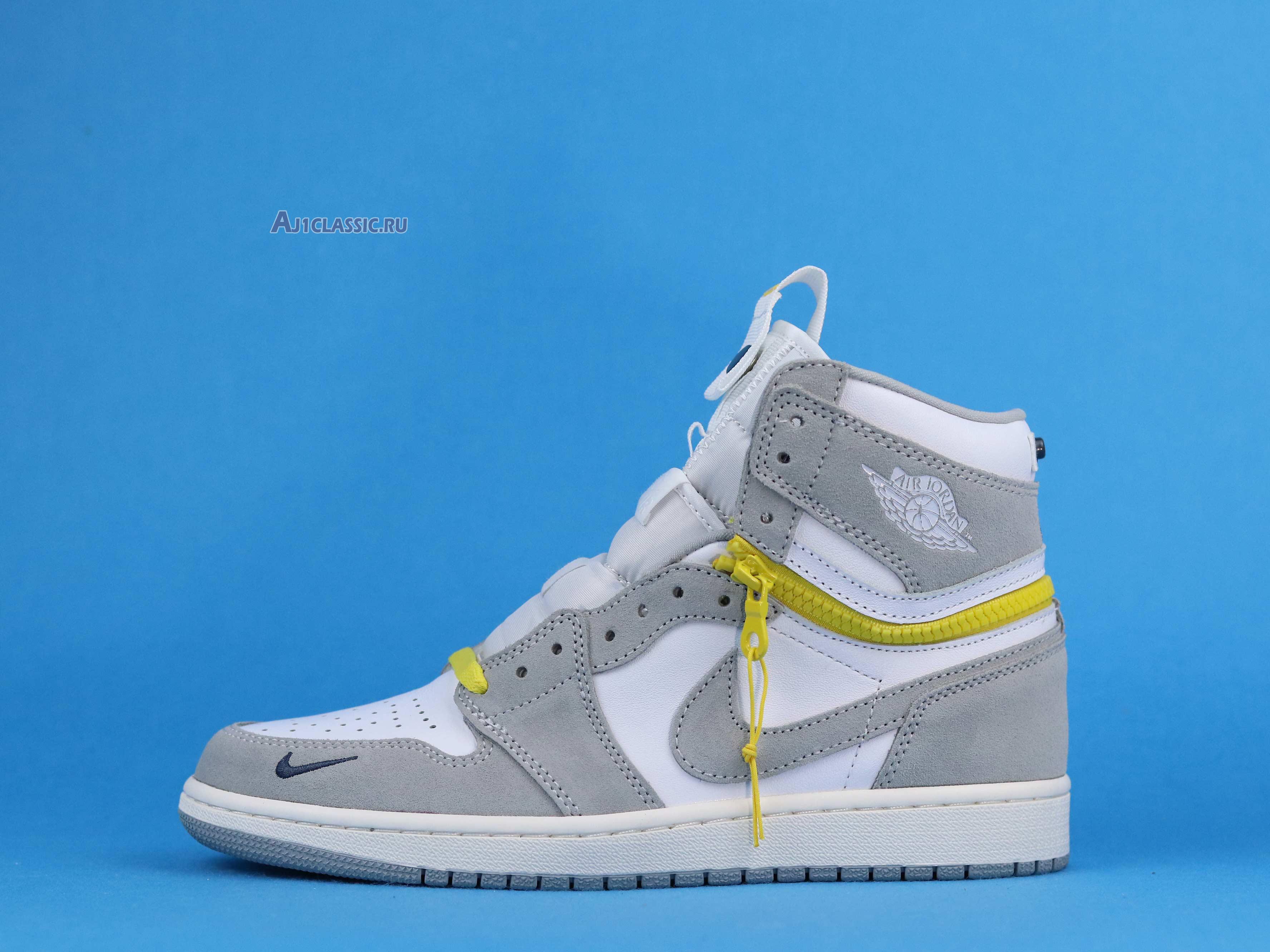 New Air Jordan 1 High Switch "Light Smoke Grey" CW6576-100 Shoes