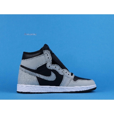 Air Jordan 1 Retro High OG Shadow 2.0 555088-035 Black/Light Smoke Grey/White Sneakers