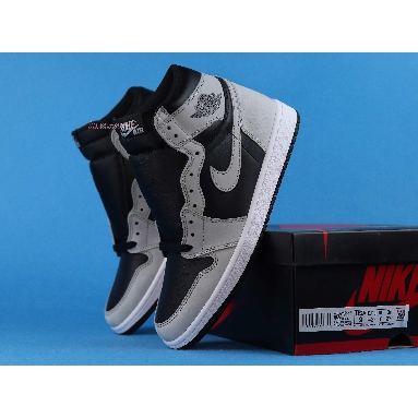 Air Jordan 1 Retro High OG Shadow 2.0 555088-035 Black/Light Smoke Grey/White Sneakers